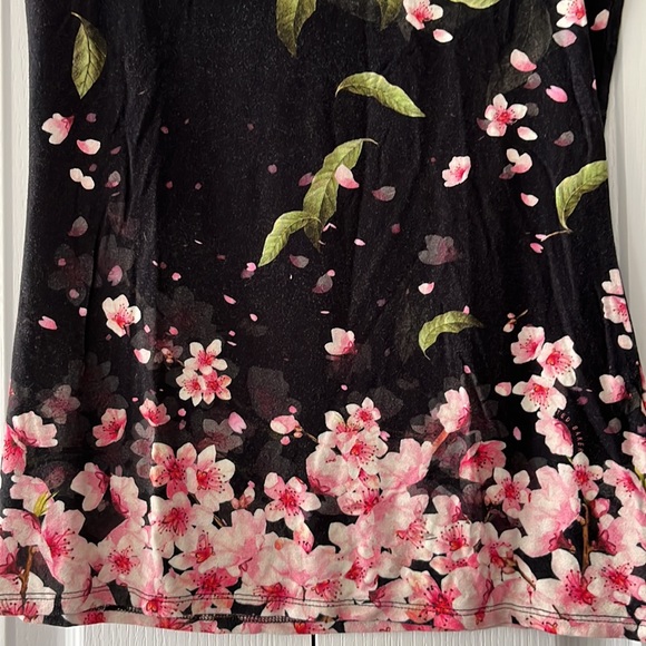 Ted Baker Black Floral Top - Picture 4 of 7